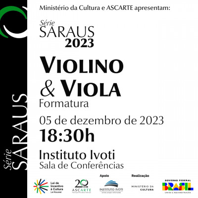 Sarau Violino e Viola - Formatura